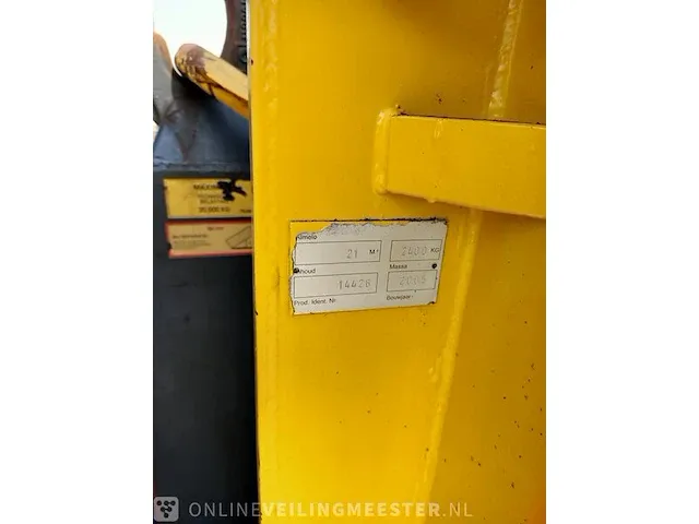 Haakarm vrachtwagen scania, p270 6x2 met kraan palfinger tipper 2 met grijper en containerbak, bouwjaar 2005 - afbeelding 32 van  49