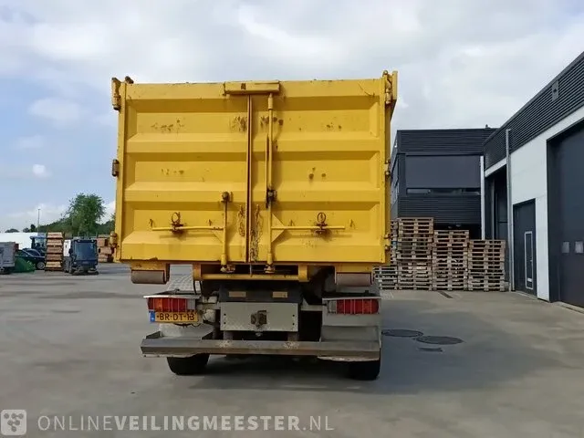 Haakarm vrachtwagen scania, p270 6x2 met kraan palfinger tipper 2 met grijper en containerbak, bouwjaar 2005 - afbeelding 49 van  49
