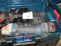 Haakse accu slijptol bosch type gws 18v-li incl. accu - afbeelding 2 van  2