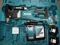 Haakse accuboorhamer makita dda460 36v met 2 accu's en oplader in koffer. - afbeelding 2 van  4