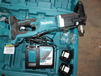 Haakse accuboorhamer makita dda460 36v met 2 accu's en oplader in koffer. - afbeelding 3 van  4