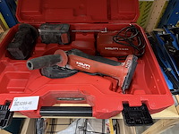Haakse accuslijper in koffer met 2x accu, 1x lader, hilti, ag 5d-22 - afbeelding 2 van  5
