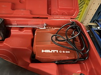 Haakse accuslijper in koffer met 2x accu, 1x lader, hilti, ag 5d-22 - afbeelding 4 van  5