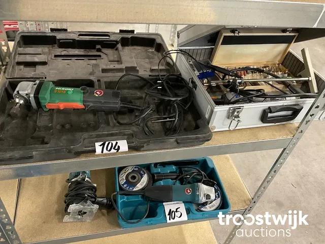 Haakse boormachine en stiftslijper - afbeelding 1 van  6