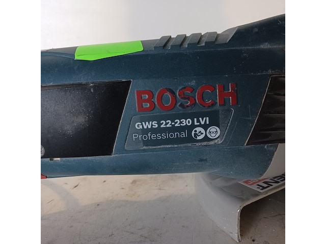 Haakse slijper - 230mm - 230v, bosch, gws 22-230 lvi, 2012 - afbeelding 5 van  7
