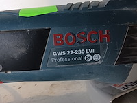 Haakse slijper - 230mm - 230v, bosch, gws 22-230 lvi, 2012 - afbeelding 5 van  7
