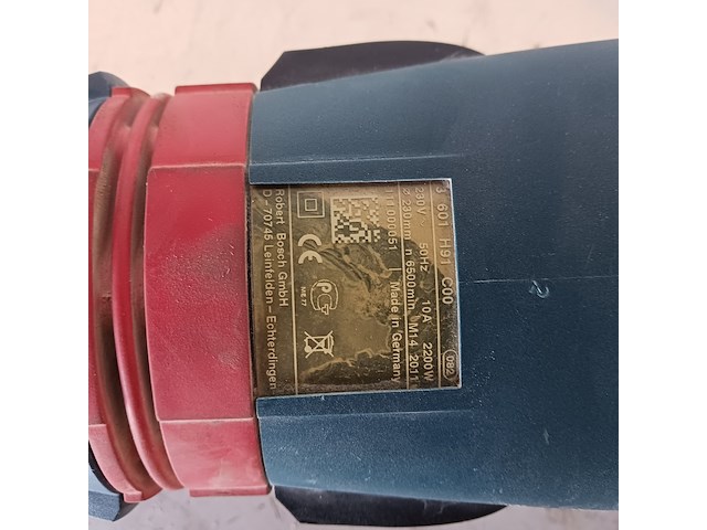 Haakse slijper - 230mm - 230v, bosch, gws 22-230 lvi, 2012 - afbeelding 7 van  7