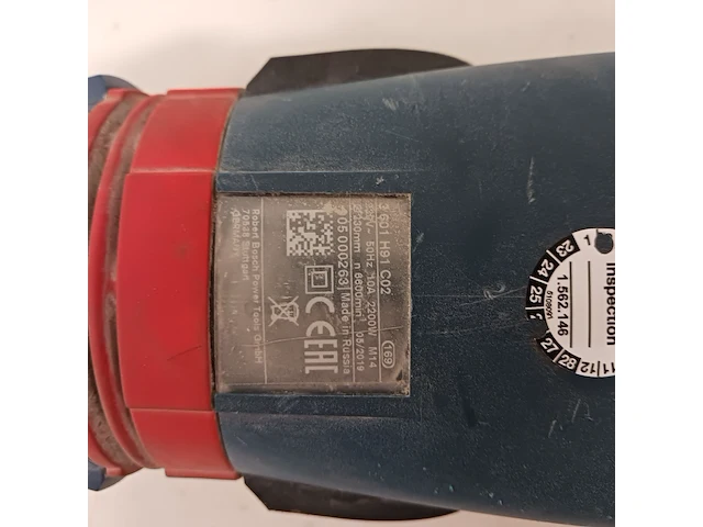 Haakse slijper - 230mm - 230v bosch, gws 22-230 lvi, bouwjaar 2019 - afbeelding 6 van  7