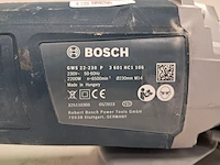 Haakse slijper - 230mm - 230v, bosch, gws 22-230 p, 2023 - afbeelding 5 van  5