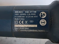 Haakse slijper 125mm 230v, bosch, gws 850 c, 2014 - afbeelding 5 van  7