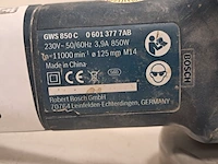 Haakse slijper 125mm 230v, bosch, gws 850 c, 2016 - afbeelding 5 van  5