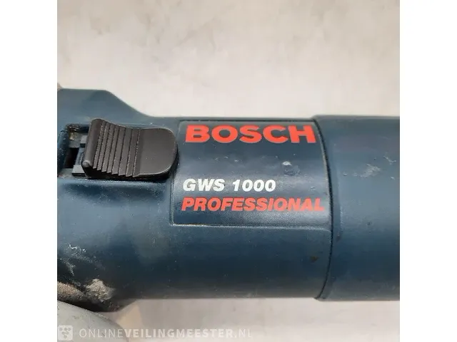 Haakse slijper bosch, gws 1000, bouwjaar 2006 - afbeelding 5 van  6