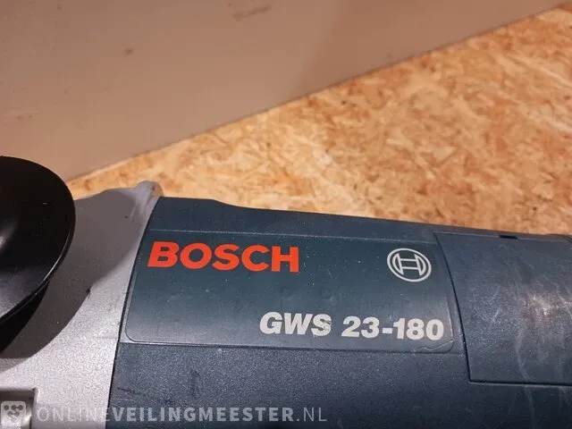 Haakse slijper bosch, gws 23-180 - afbeelding 4 van  5