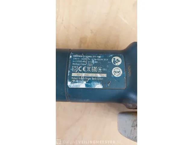 Haakse slijper bosch, gws 850v - afbeelding 4 van  4
