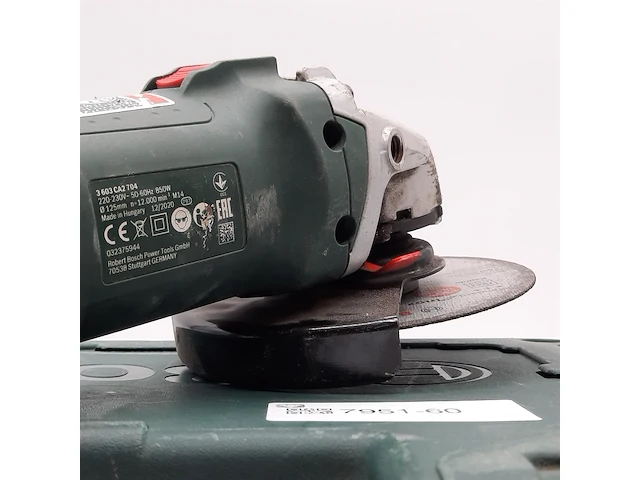 Haakse slijper bosch, pws 8000, bouwjaar 2020 - afbeelding 6 van  9