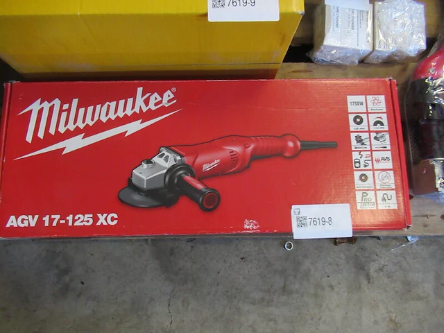 Haakse slijper milwaukee, agv 17-125 xc - afbeelding 2 van  2