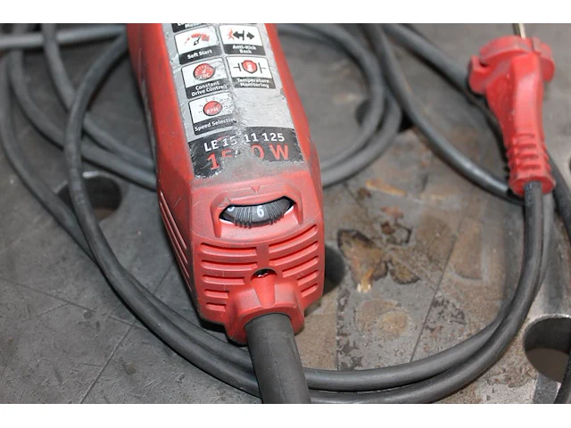 Haakse slijptol flex met variabel toerental. - afbeelding 2 van  2