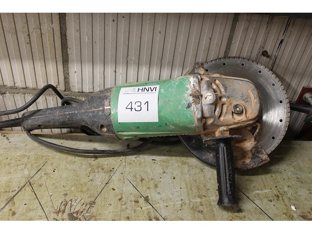 Haakse slijptol hitachi. - afbeelding 1 van  2