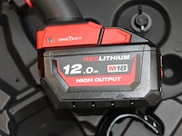 Haakse slijptol milwaukee m18 oneflag230xpdb incl. accu en lader in kunststof koffer - afbeelding 3 van  4