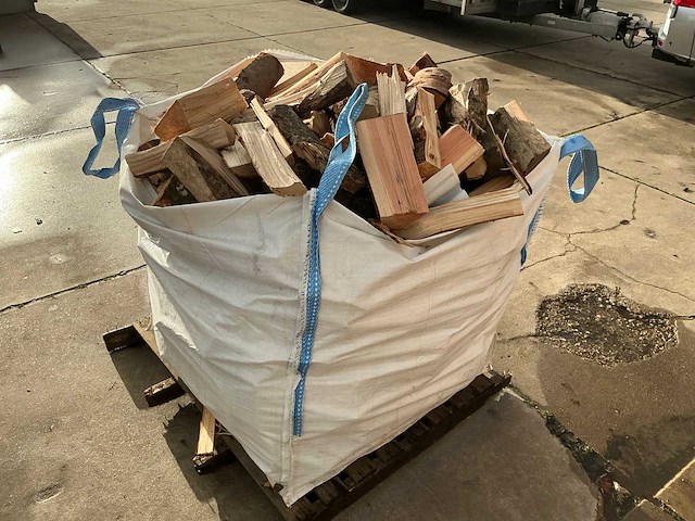 Haard hout in big bag (1,00 m3) - afbeelding 2 van  9