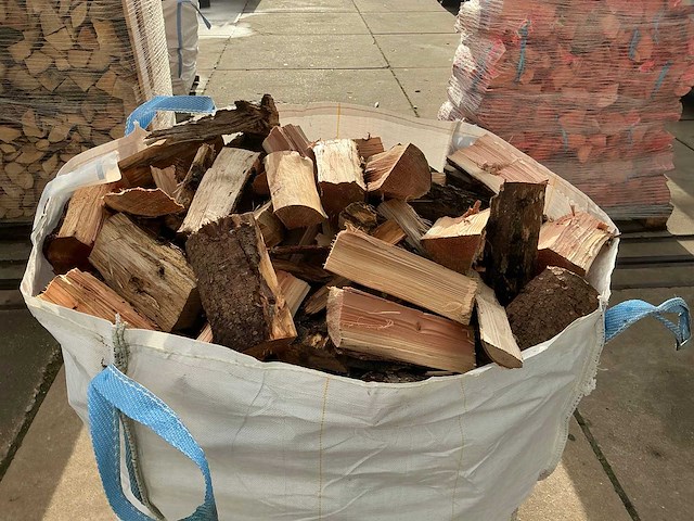 Haard hout in big bag (1,00 m3) - afbeelding 3 van  9