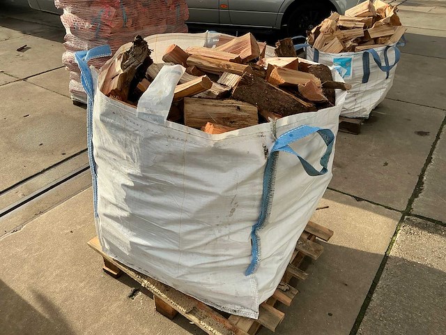 Haard hout in big bag (1,00 m3) - afbeelding 4 van  9