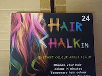 Haarkrijt 24 stuks 1 sets zwarte verpakking - afbeelding 1 van  3