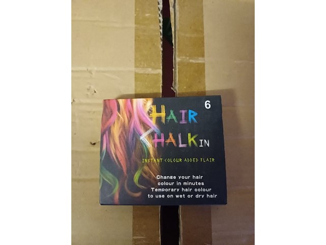 Haarkrijt 6 stuks 2 sets - afbeelding 2 van  3