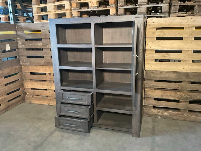 Haarlem boekenkast eikenhout - afbeelding 5 van  6