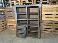 Haarlem boekenkast eikenhout - afbeelding 5 van  6