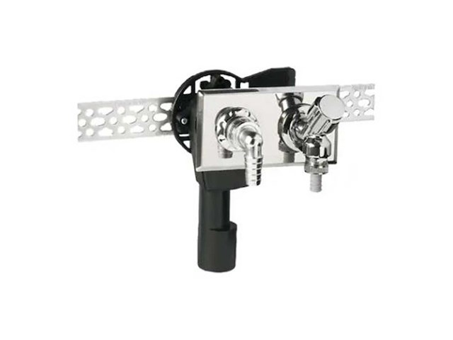 Haas - vlakke sifon horizontaal dn 40/50 mm (2x) - afbeelding 1 van  4