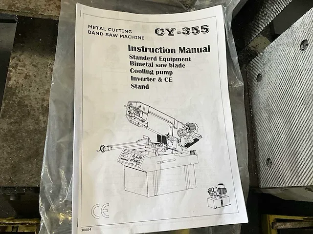 Habusch cy355 bandzaagmachine - afbeelding 9 van  9