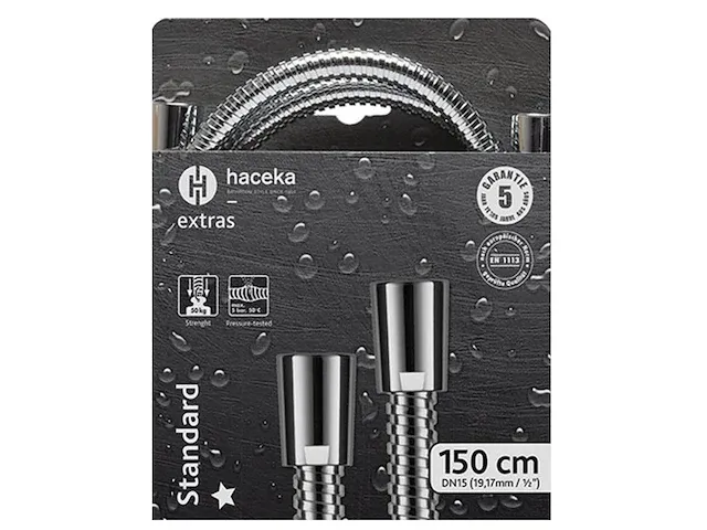 Haceka extra doucheslang standard 150cm (50x) - afbeelding 2 van  3