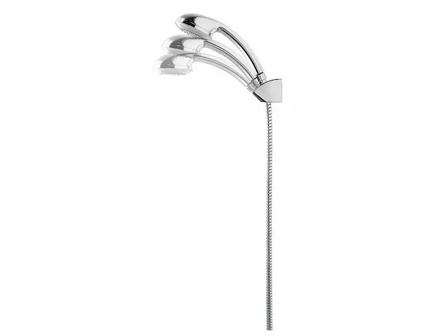 Haceka extra handdouchehouder 3 posities excellent chroom (100x) - afbeelding 3 van  7