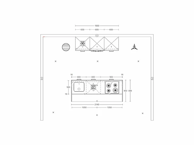 Häcker concept - bali notenhout - eiland - afbeelding 2 van  35