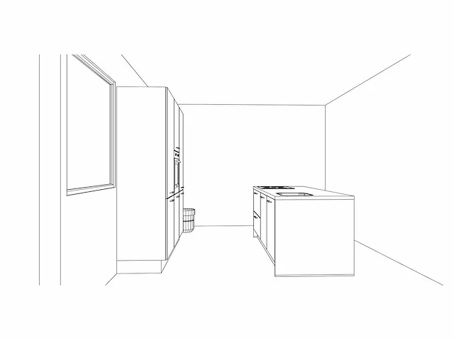 Häcker concept - comet geplamuurde beton zwart - eiland - afbeelding 5 van  31