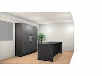 Häcker concept - comet geplamuurde beton zwart - eiland - afbeelding 26 van  31