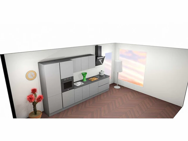 Häcker concept - topsoft parelgrijs mat - recht - afbeelding 30 van  33