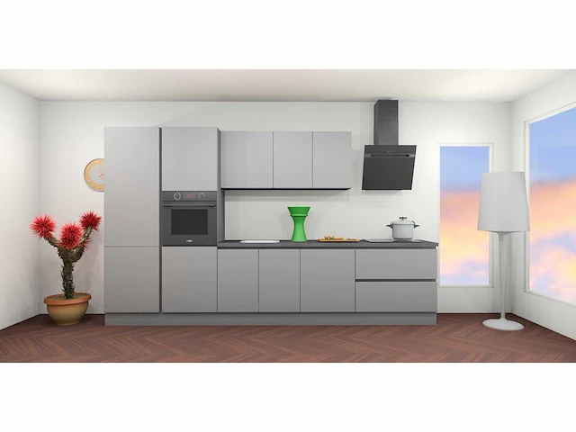 Häcker concept - topsoft parelgrijs mat - recht - afbeelding 12 van  32