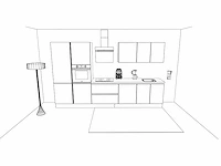 Häcker concept - topsoft wit mat - recht - afbeelding 2 van  30