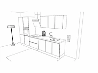 Häcker concept - topsoft wit mat - recht - afbeelding 3 van  30