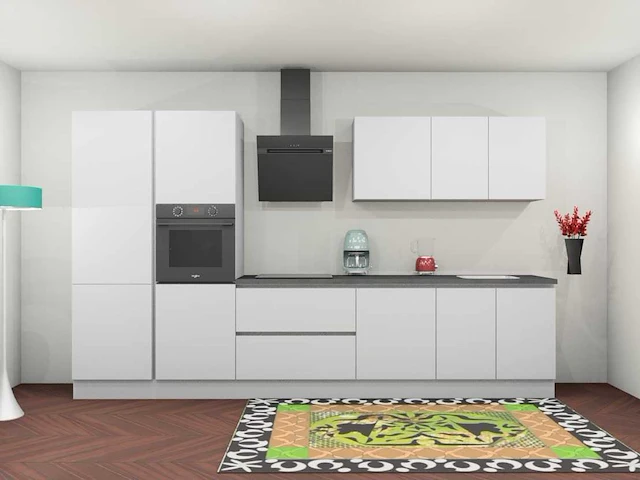 Häcker concept - topsoft wit mat - recht - afbeelding 1 van  30