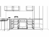 Häcker concept - topsoft zwart mat - hoek - afbeelding 6 van  33