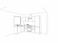 Häcker concept - topsoft zwart mat - hoek - afbeelding 33 van  33