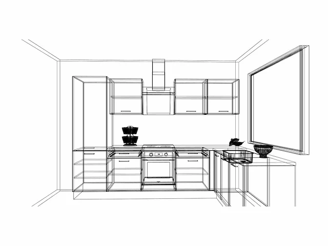 Häcker concept - topsoft zwart mat - hoek - afbeelding 3 van  32