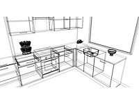 Häcker concept - topsoft zwart mat - hoek - afbeelding 6 van  32