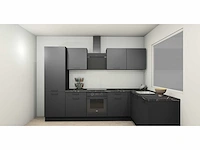 Häcker concept - topsoft zwart mat - hoek - afbeelding 27 van  32