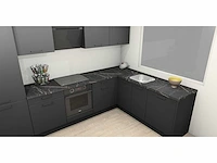 Häcker concept - topsoft zwart mat - hoek - afbeelding 29 van  32