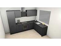 Häcker concept - topsoft zwart mat - hoek - afbeelding 30 van  32