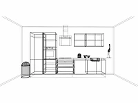 Häcker concept - topsoft zwart mat - recht - afbeelding 2 van  31